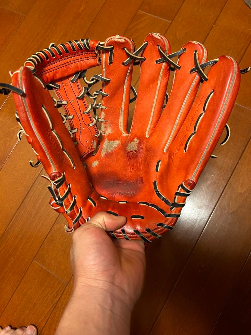 硬式野球グローブ ハイゴールド　心極