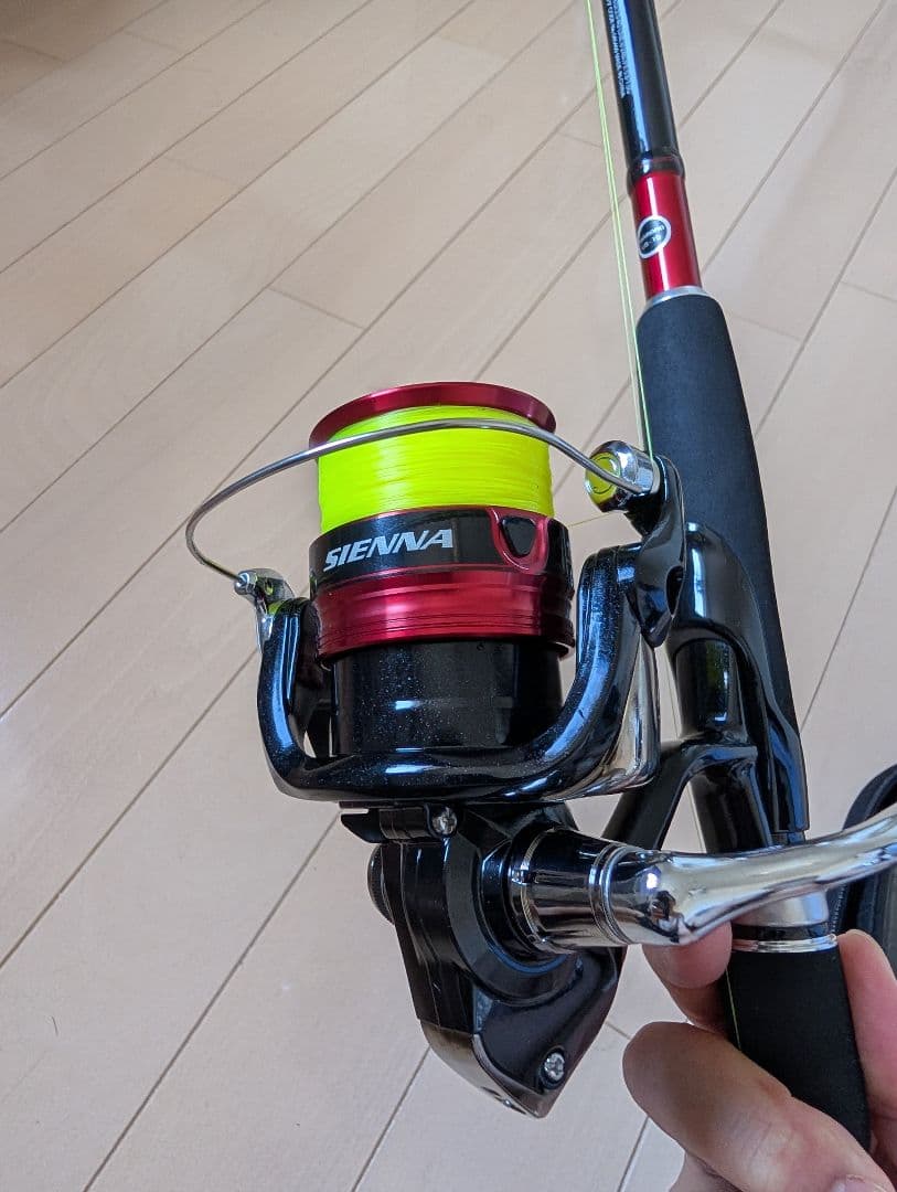 【新品未使用】初心者向け リール・ロッドセット 22 シエナコンボ S90M