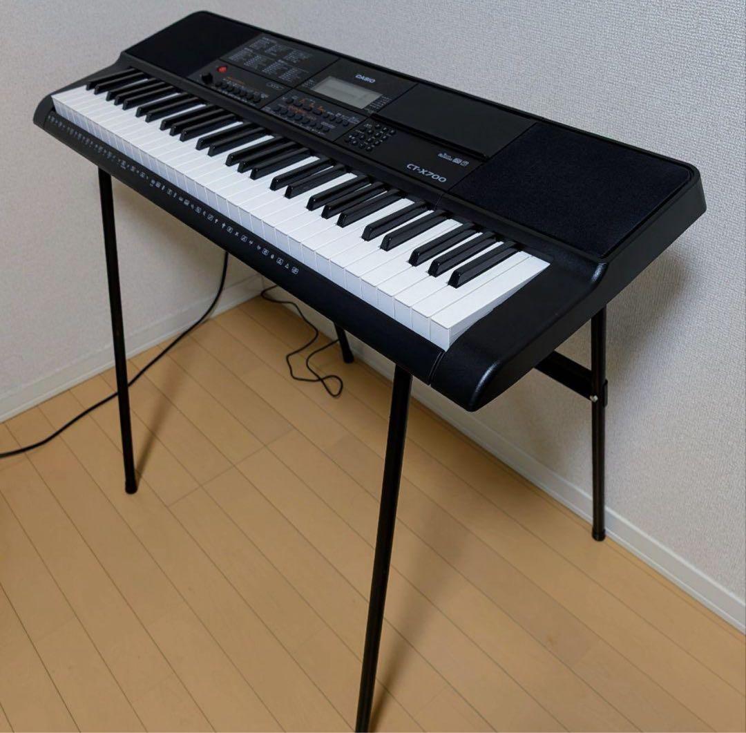 CASIO CT-X700 電子キーボード スタンド付(CS-4B)