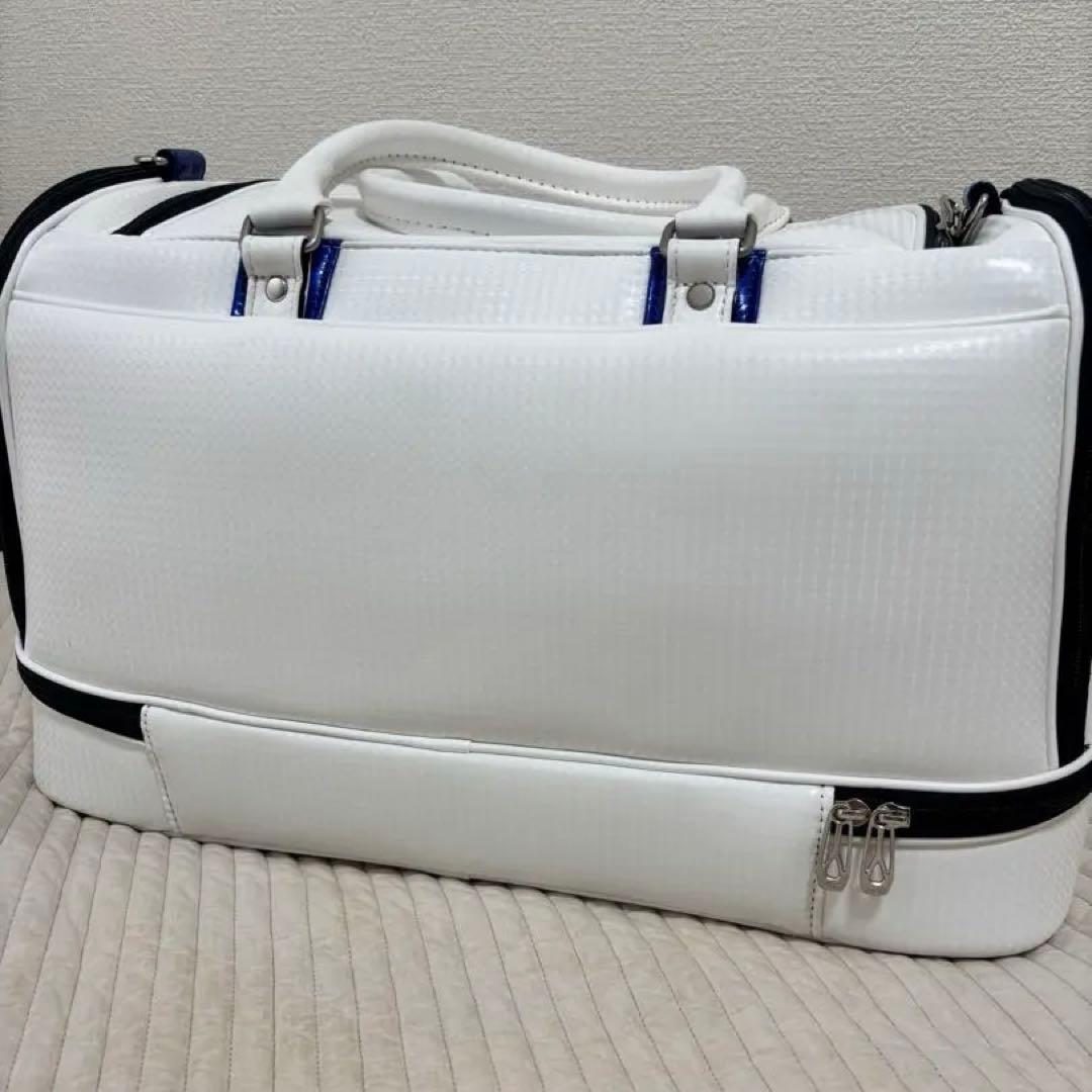 【ゼクシオ XXIO】ボストンバッグ ダンロップ　白【未使用】ゴルフバック