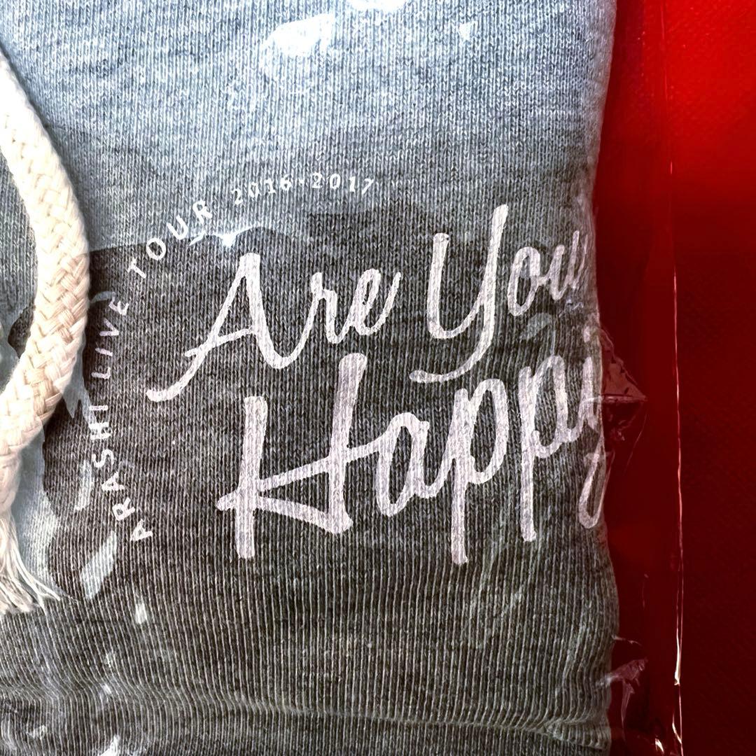 【新品未開封】 嵐 Are you Happy? パーカー フード付き グレー