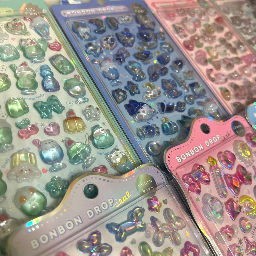 ボンボンドロップ　まとめ　めろめろ　正規品　オーロラ　わんわん　ほうせき