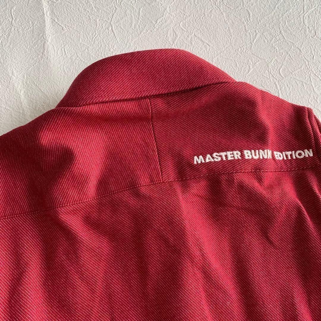 【新品タグ付き】MASTER BUNNY EDITION 長袖シャツ エンジ S