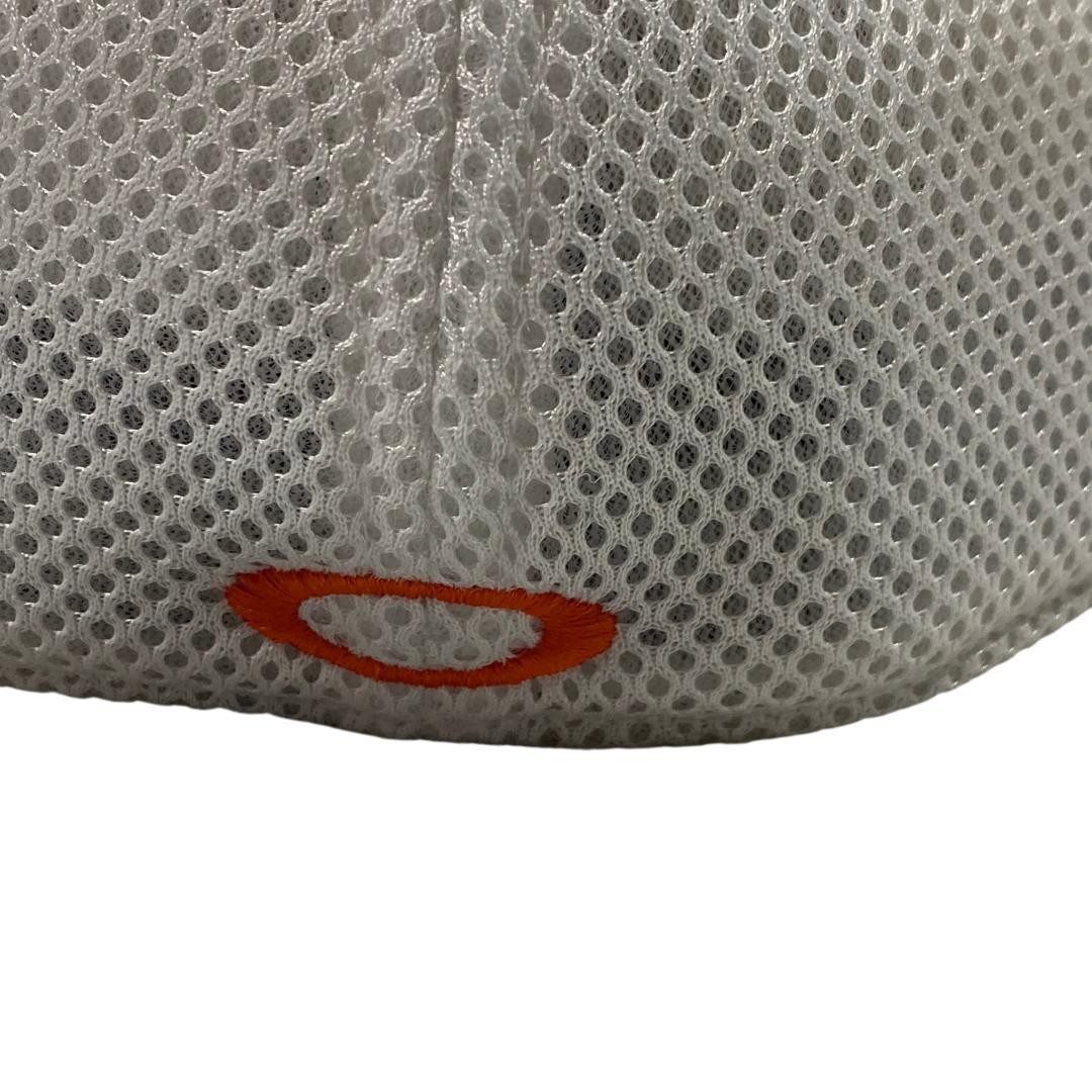 オークリー OAKLEY メッシュ キャップ オレンジ L/XL ゴルフ ロゴ柄