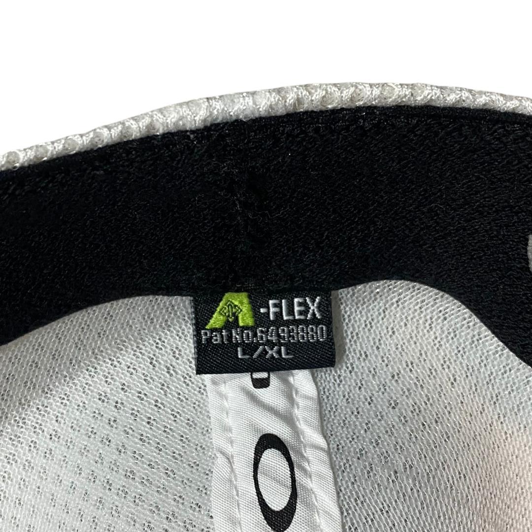 オークリー OAKLEY メッシュ キャップ オレンジ L/XL ゴルフ ロゴ柄