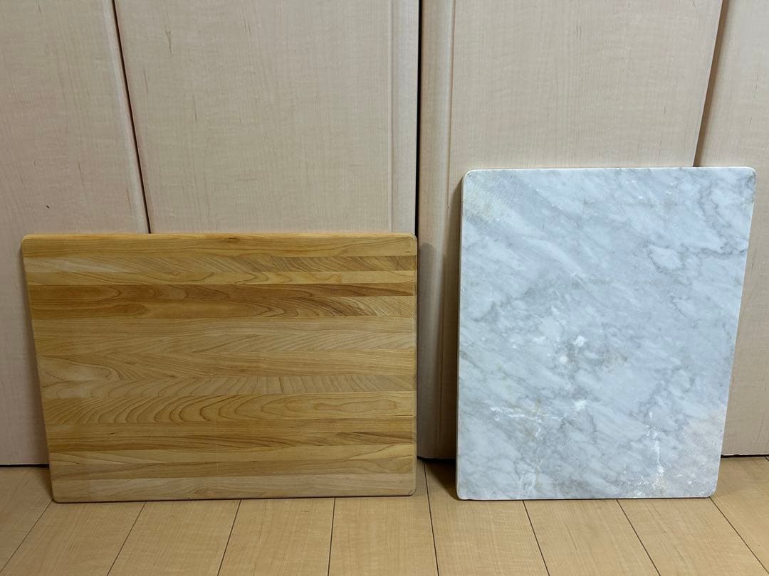 ペストリーボード　木製と大理石のセット
