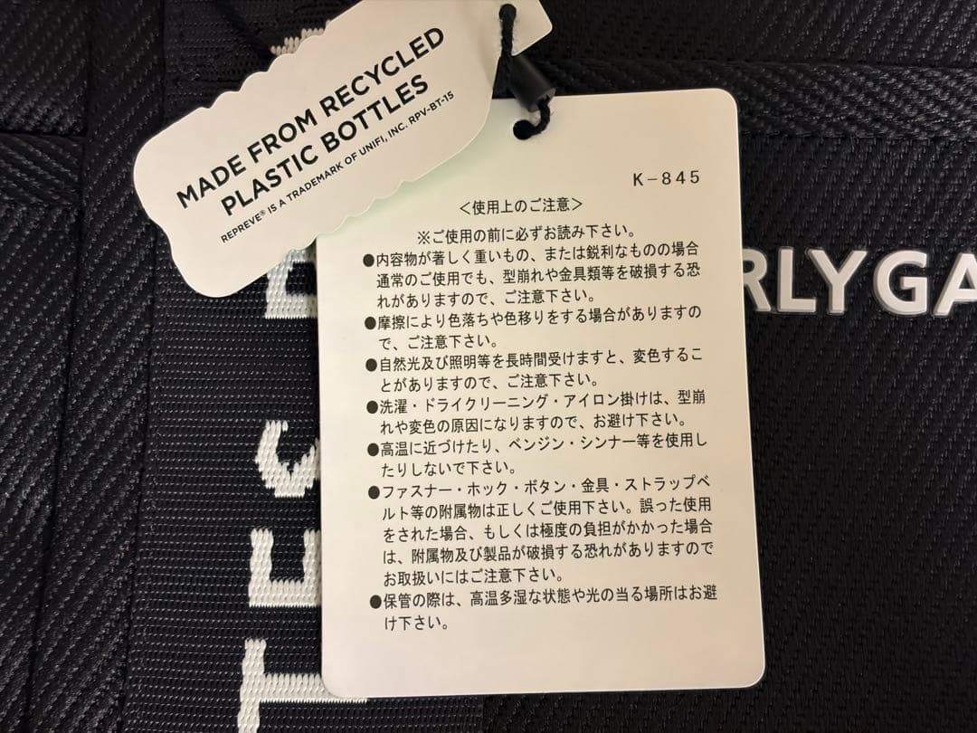 PEARLY GATES ブラックラウンドバッグ