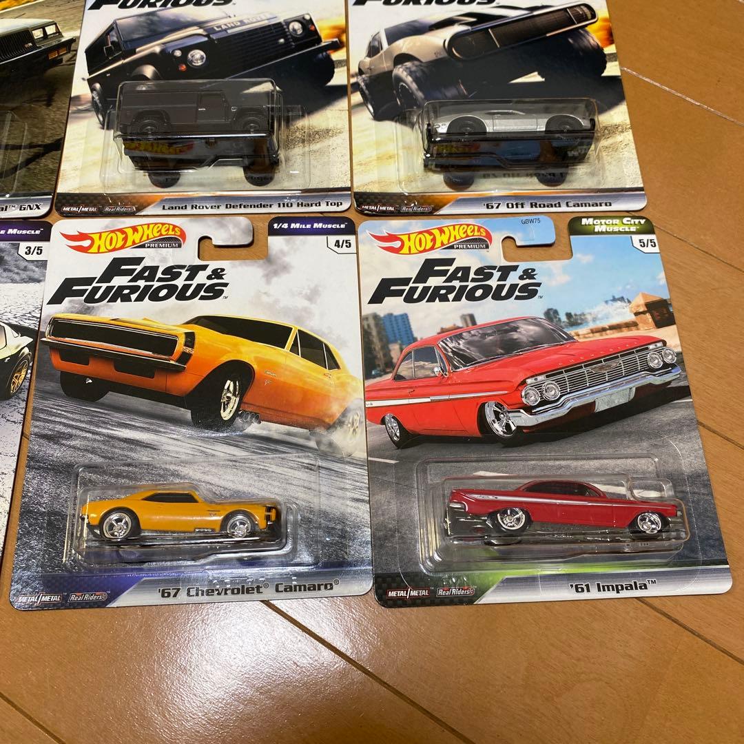 ホットウィール ワイルドスピード　ミニカーセット