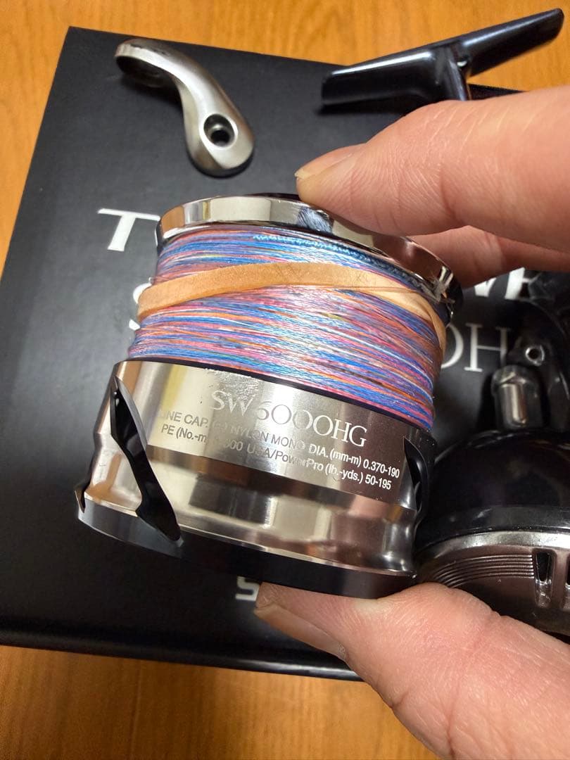 （即買い歓迎）SHIMANO TWIN POWER SW6000（部品スプール）