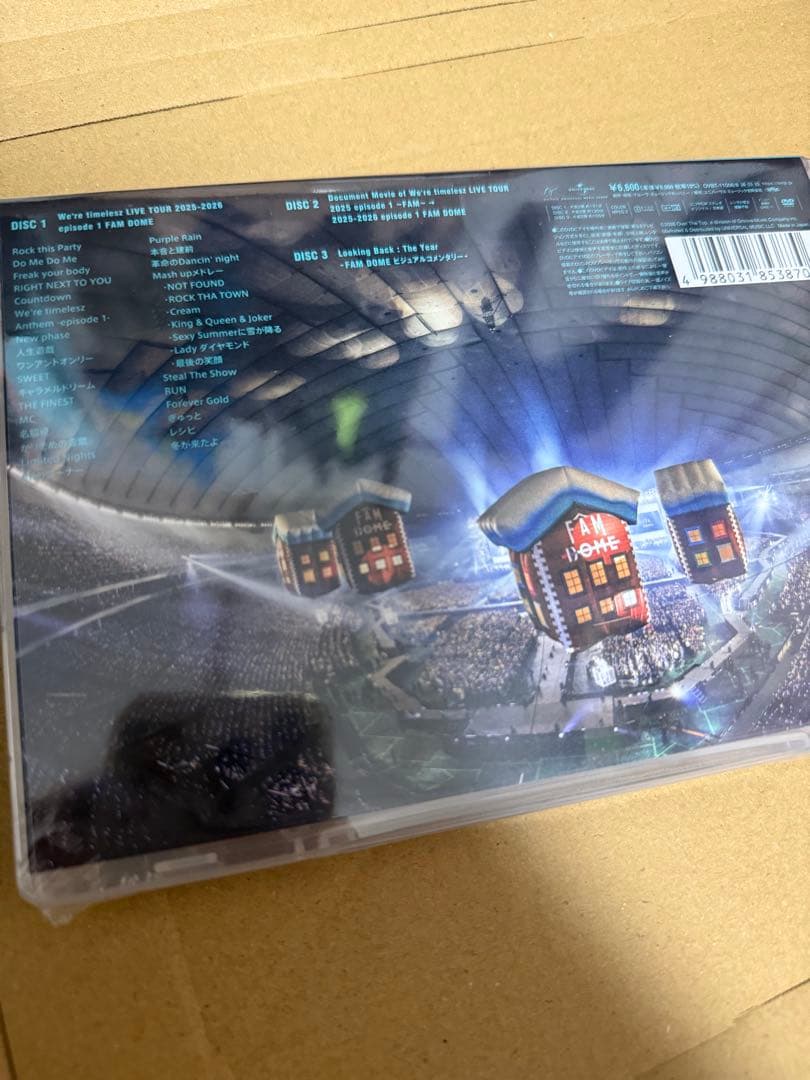 アイドル timelesz DVD