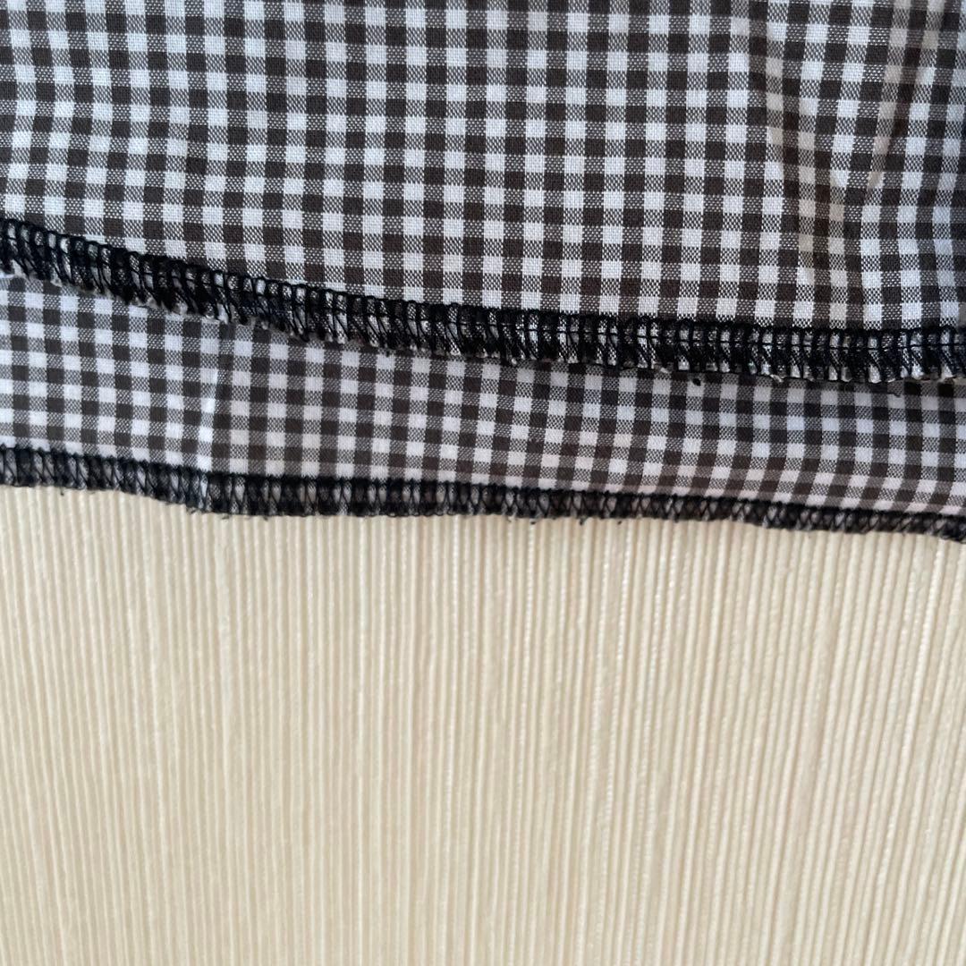 Stüssy ブラック　ホワイト　チェック柄シャツ XL オシャレポケット