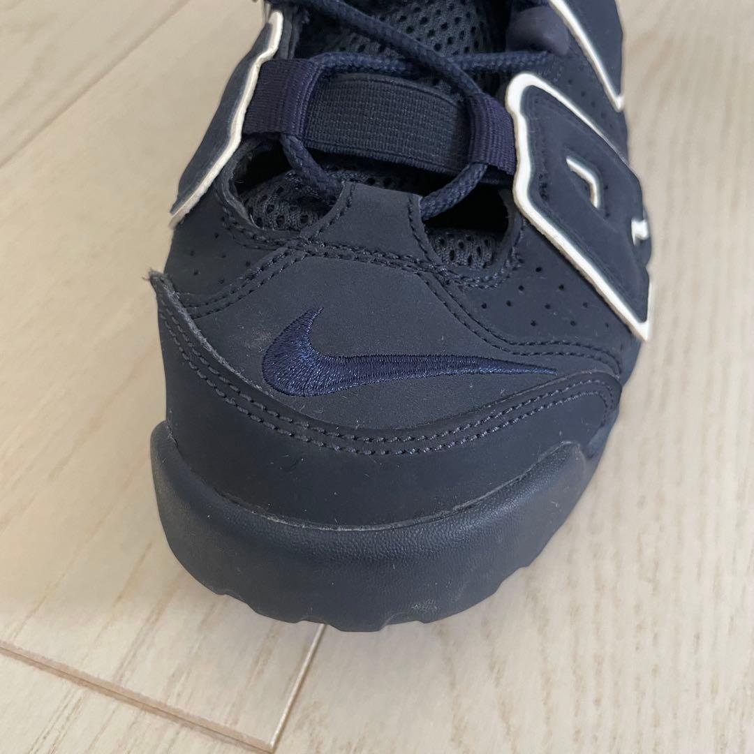 【nikeナイキ】モアテン レディース25cmネイビーMORE UPTEMPO
