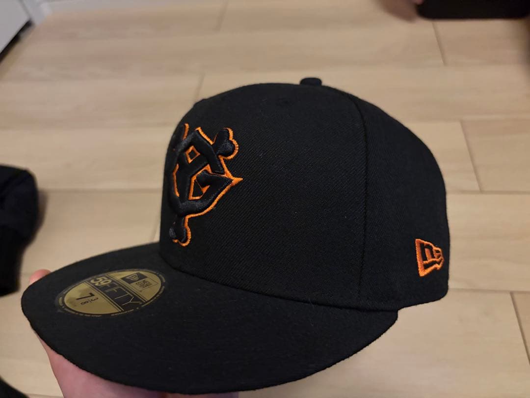 GIANTS ジャケット 黒/オレンジ　おまけ59fifty 7 3/8