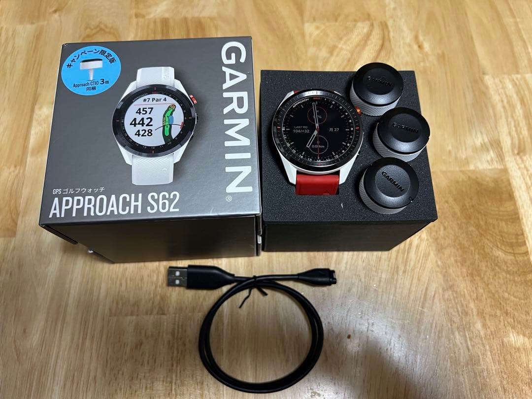 Garmin Approach S62 GPSナビウォッチ　CT10 3個同梱