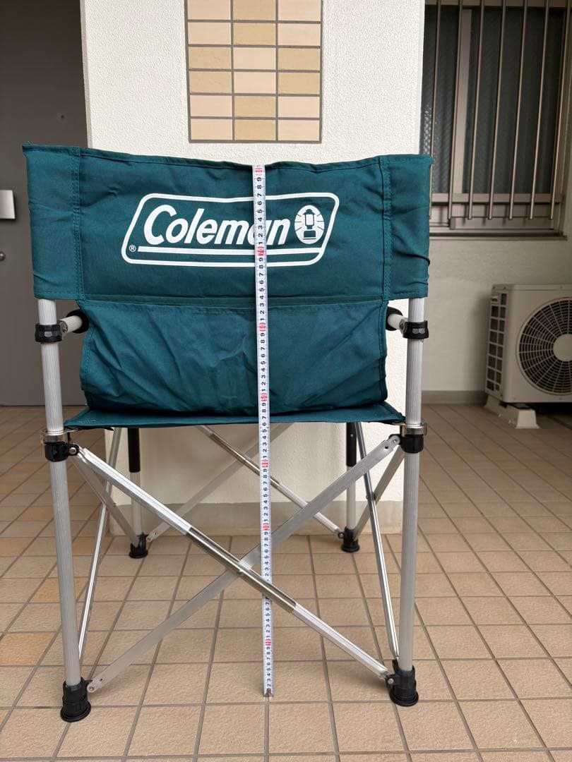 Coleman チェア ターコイズ 2脚セット