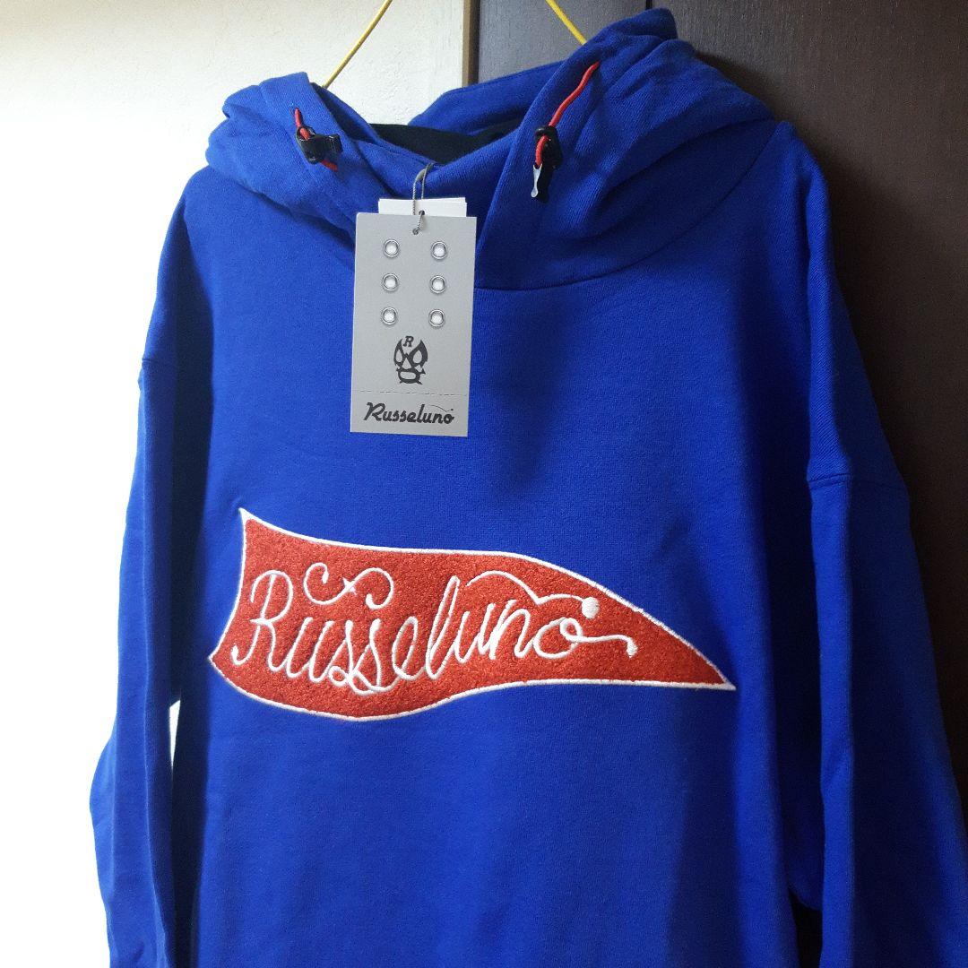 新品　ラッセルノ　Russeluno 刺繍ロゴパーカー　メンズゴルフ