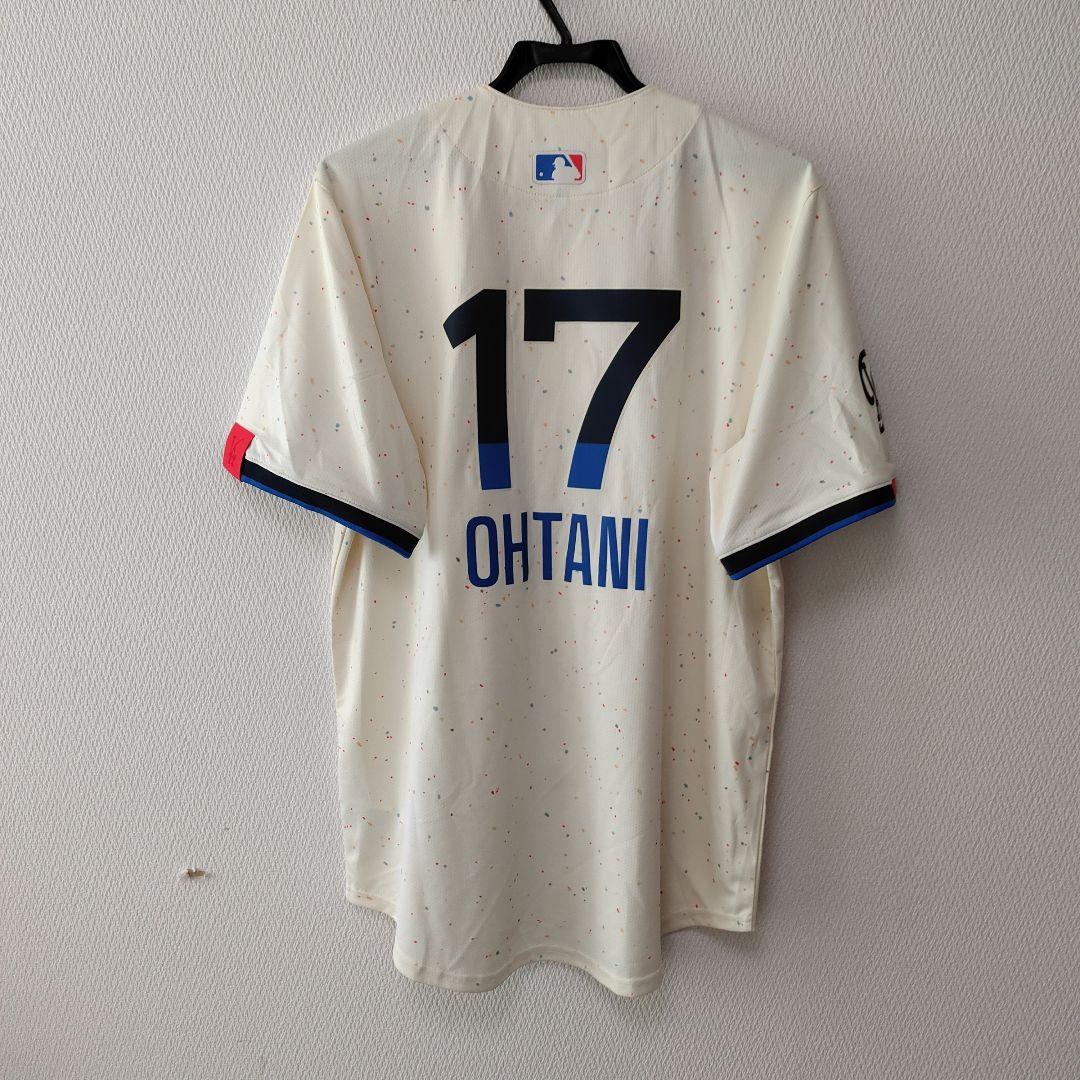 【新品・米国正規】大谷翔平 ドジャース シティコネクト ユニフォーム 17 M