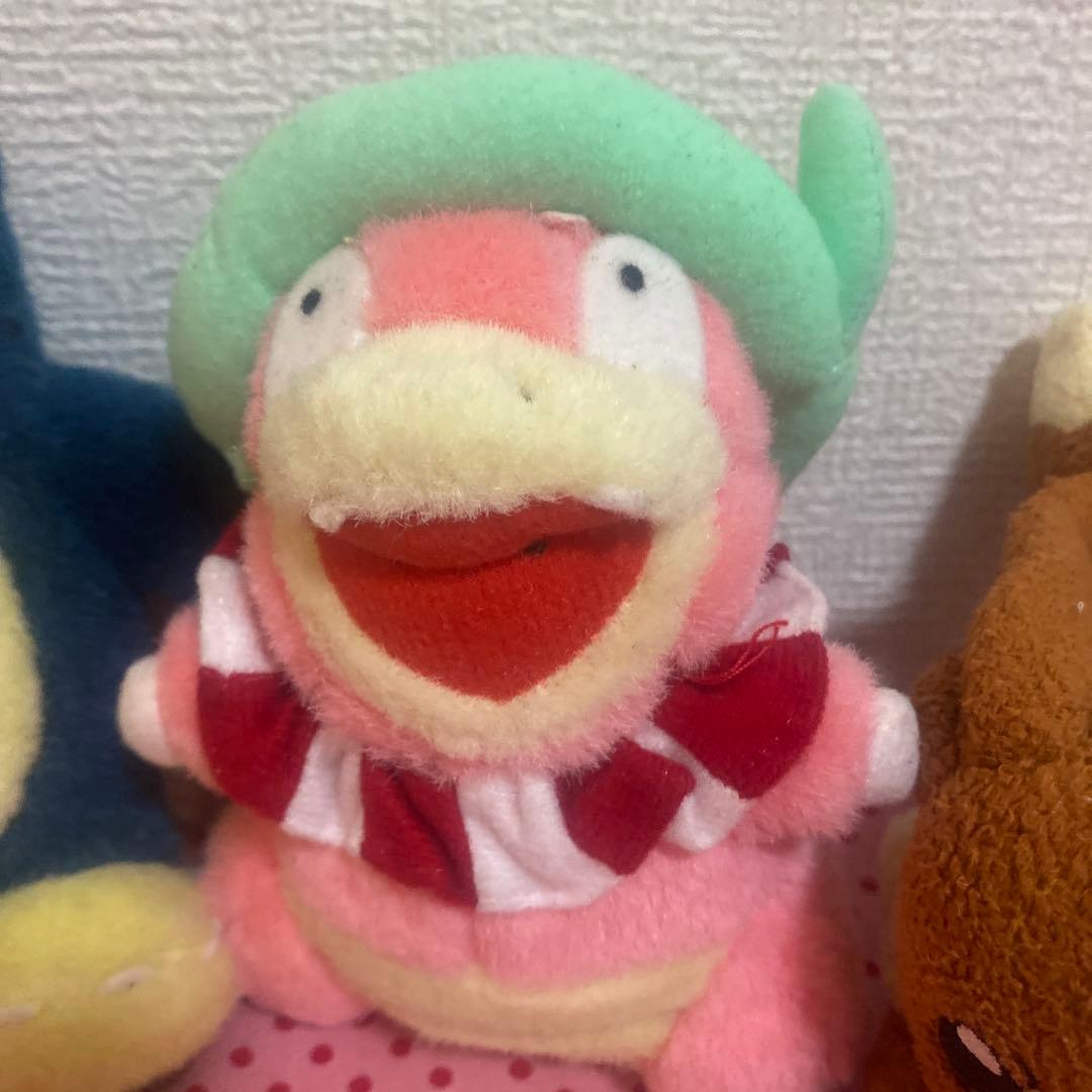 トミー ポケモン　等身大ピカチュウ、カビゴン、ヤドキング、イーブイぬいぐるみ
