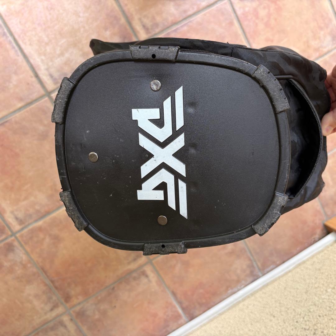 PXGエクストリームキャリースタンドバッグ キャディーバッグ　黒カモフラ