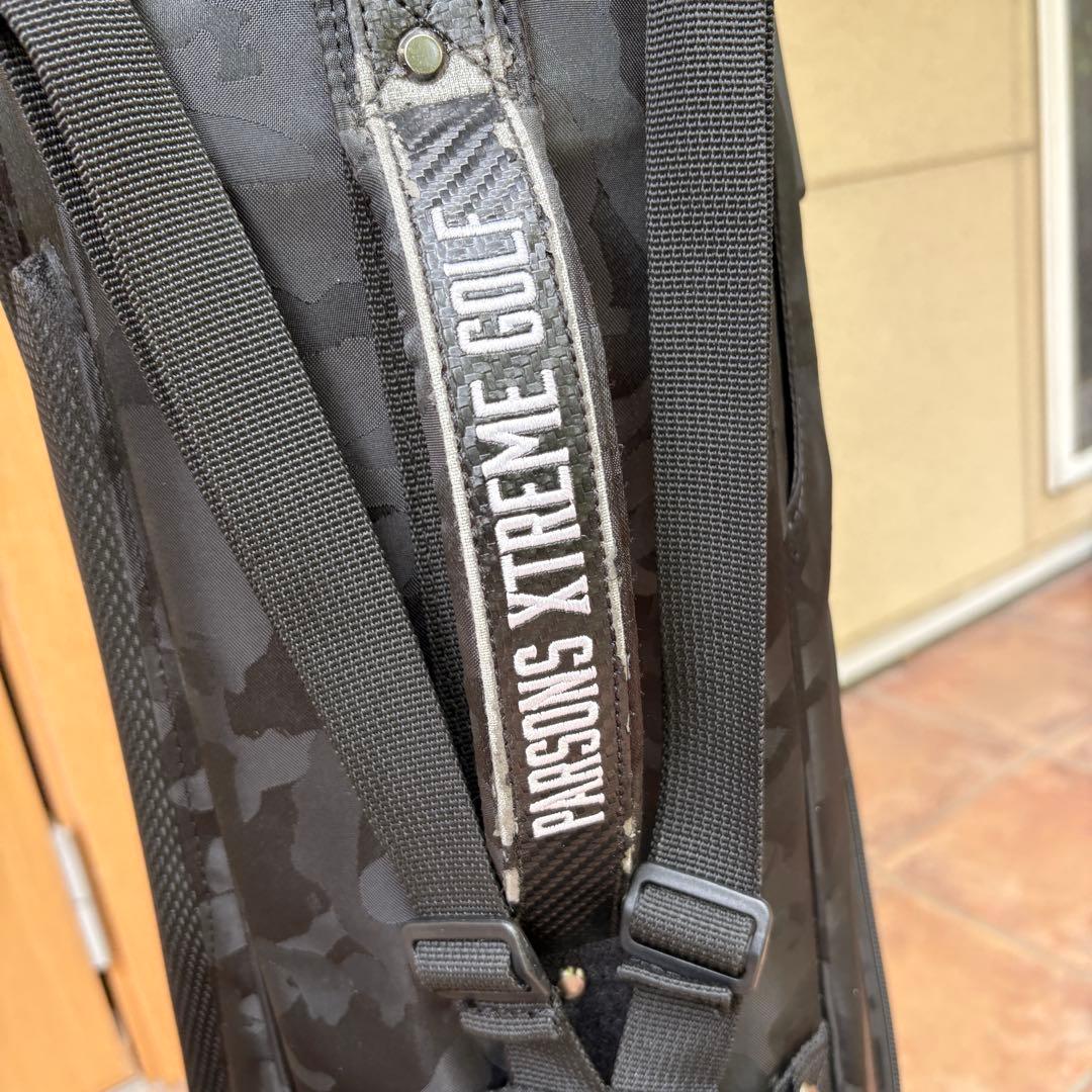 PXGエクストリームキャリースタンドバッグ キャディーバッグ　黒カモフラ