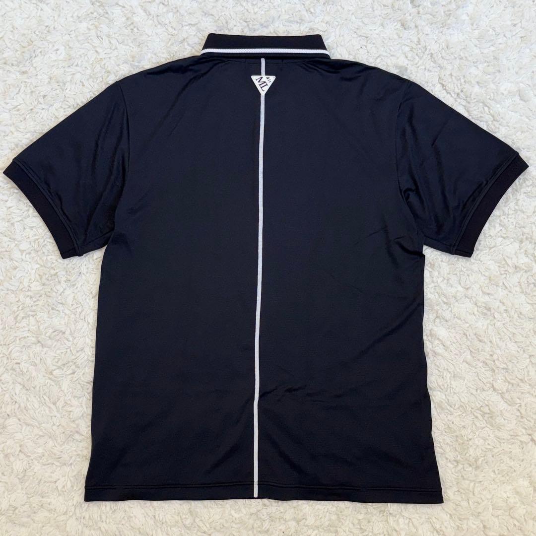 ＊極美品✨ポロシャツ 50(XL) コード 三角ロゴ マークアンドロナ メッシュ