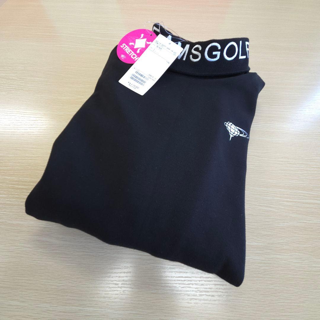 71. BEAMS GOLF 裏ボア リブロゴ タートルネックシャツ