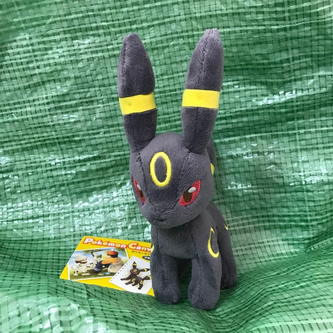 ポケモンセンター　キャンバス　ぬいぐるみ　ブラッキー