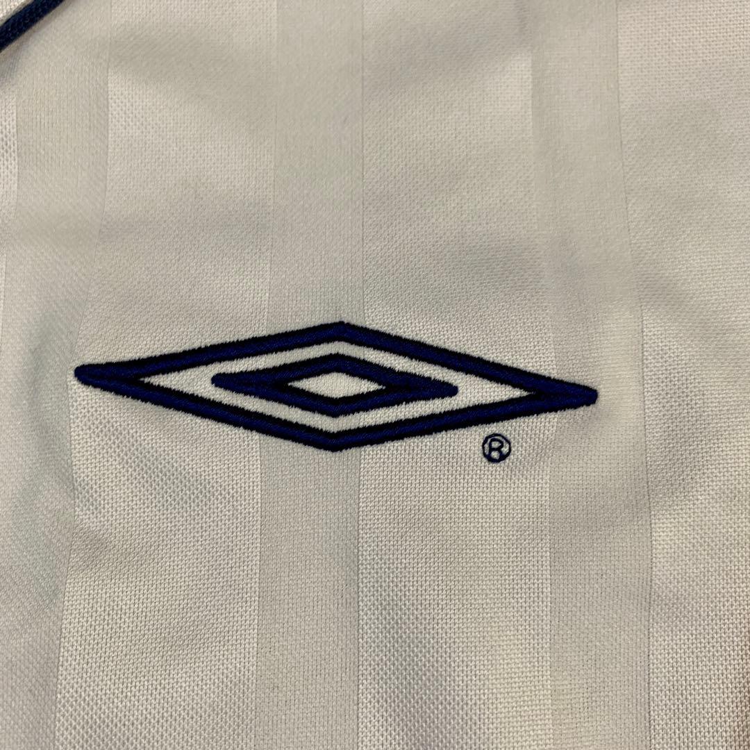 ウェア 00s umbro 2001 ENGLAND game shirt WHITE