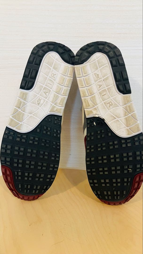 Nike Air Max シューズ グレー/ホワイト/バーガンディ