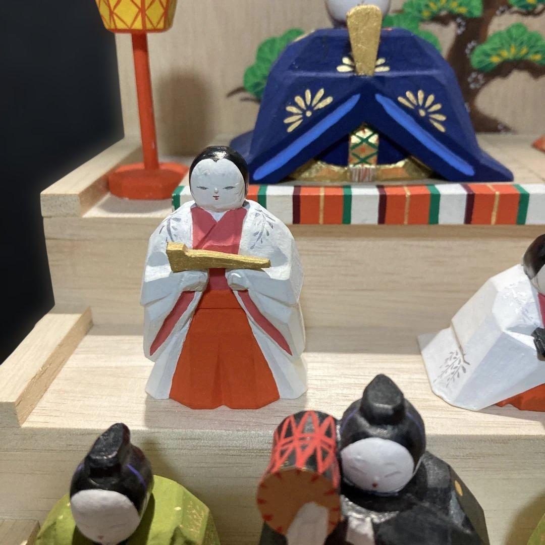 雛人形　奈良一刀彫り
