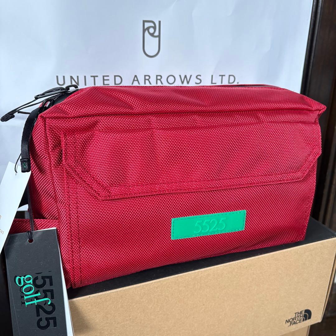 the5525 GOLFCLUB ゴルフポーチ レッド新品未使用