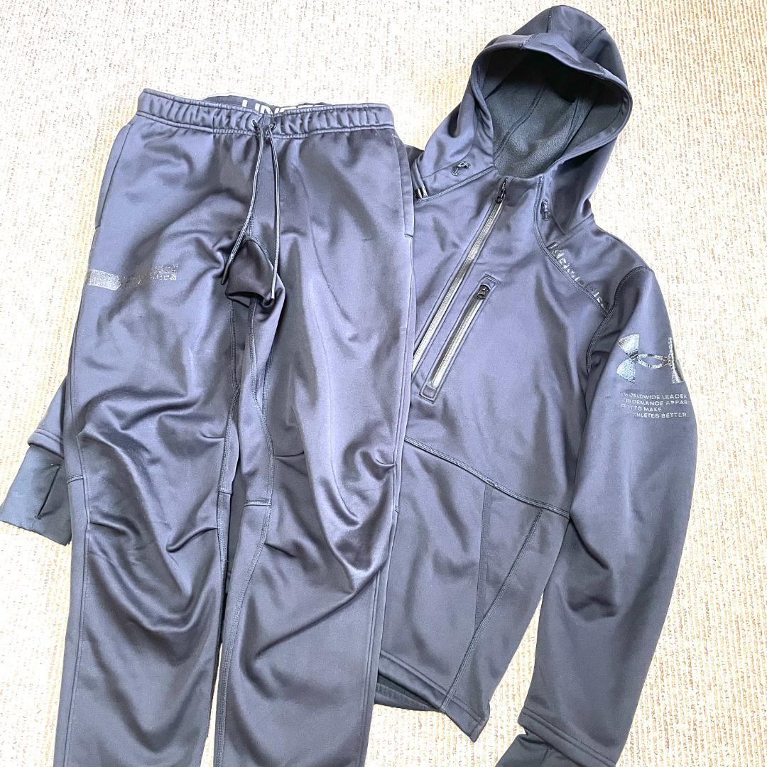 【フォロー割】 美品 アンダーアーマー セットアップ Mサイズ 裏起毛