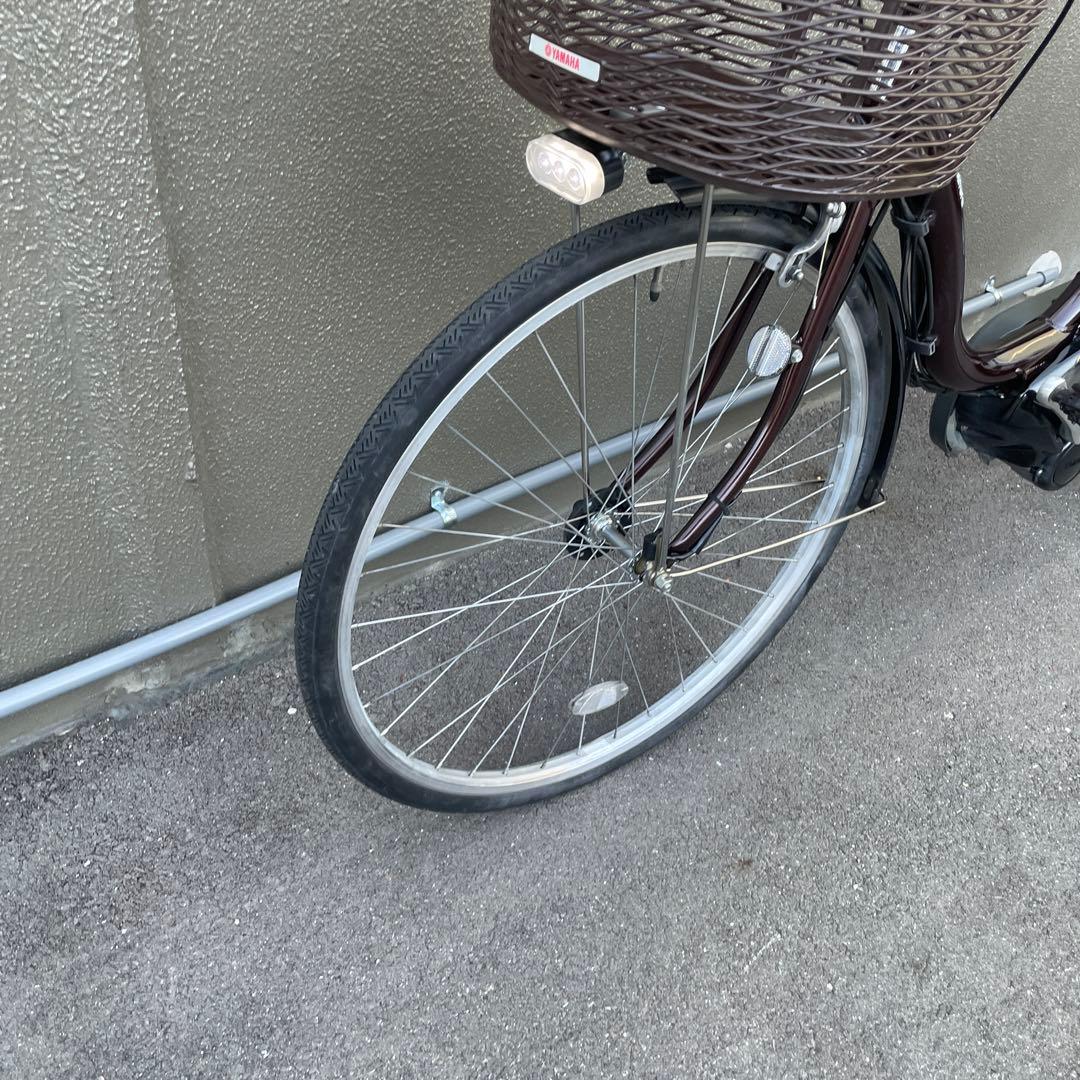 ヤマハ電動アシスト自転車26インチブラウン