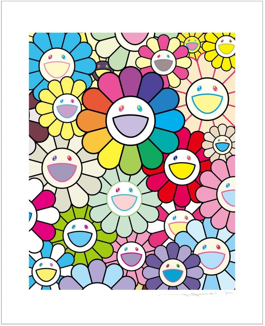花好財旺 マルチカラー お花祭り 村上隆　限定100