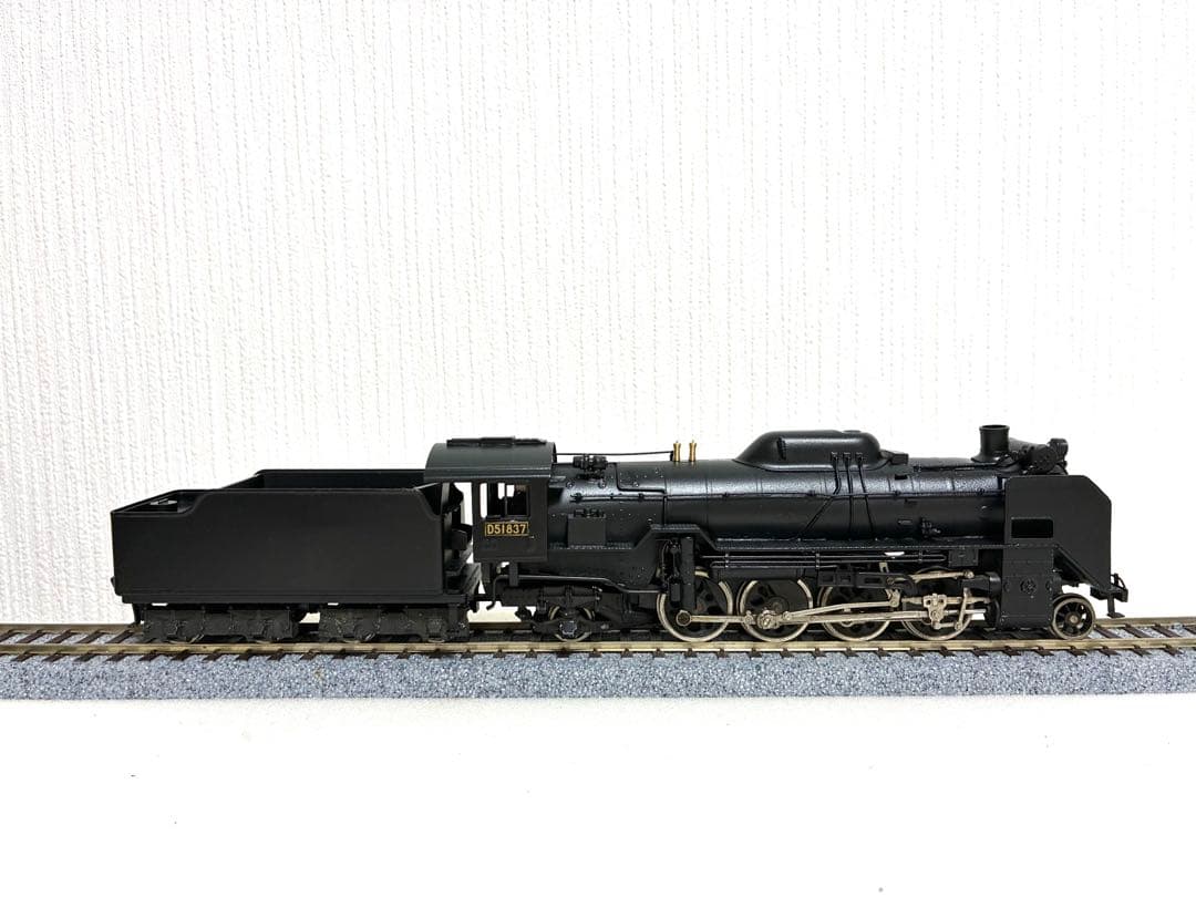 HOゲージ D51 蒸気機関車　天賞堂、ADACHI