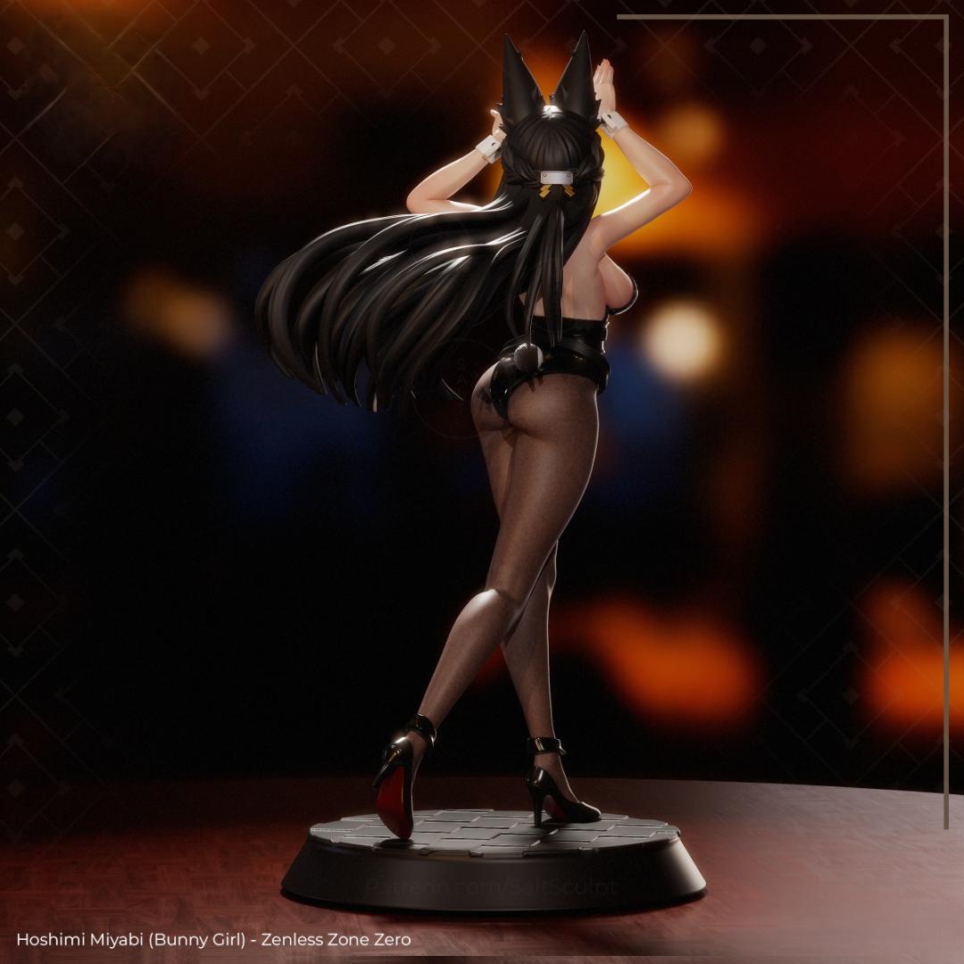 星見雅　1/7　27ｃｍ　バニー　未塗装未組立　ガレキ　ゼンレスゾーンゼロ