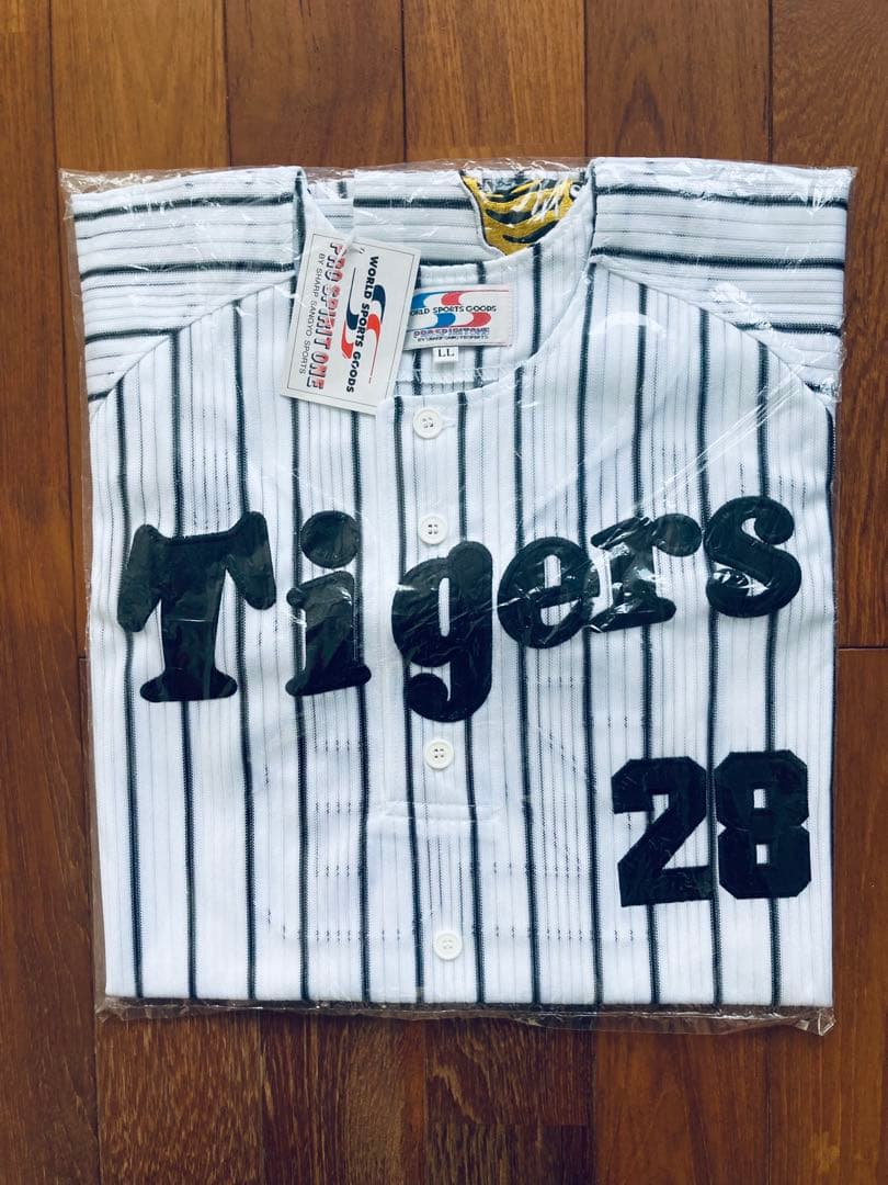新品未使用　タグ付き　阪神タイガース　福原忍 ユニフォーム　福原　刺繍　L L