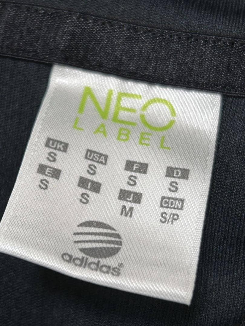 美品 adidas NEO LABEL レオパード ラメロゴ ジャージ パーカー