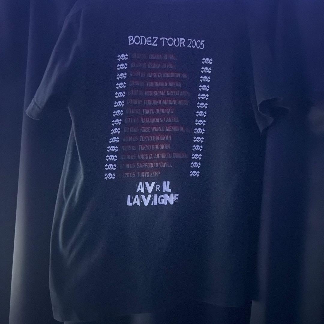 アヴリル・ラヴィーン BONEZ TOUR 2005 Tシャツ古着