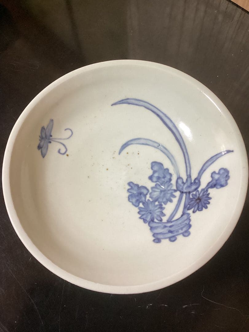 古美術骨董品蔵出し等コレクション品時代物整理出品　初期伊万里染付七寸皿