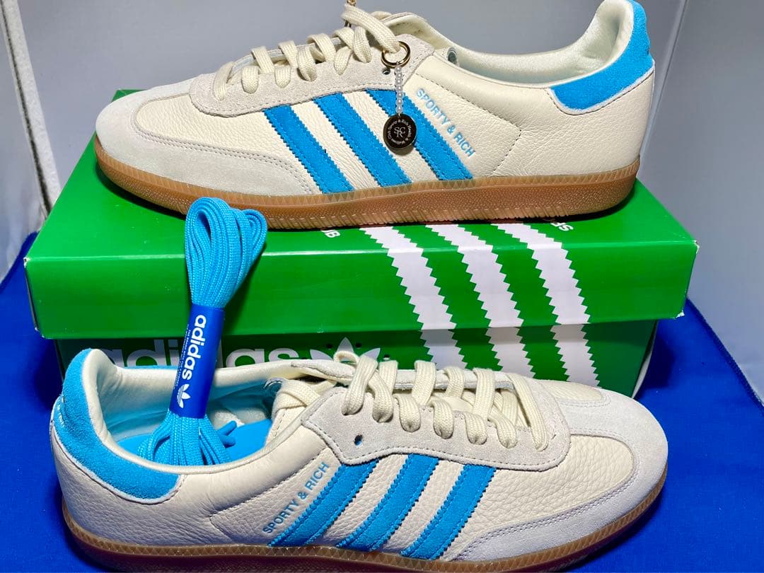 Sporty & Rich × adidas Samba OG