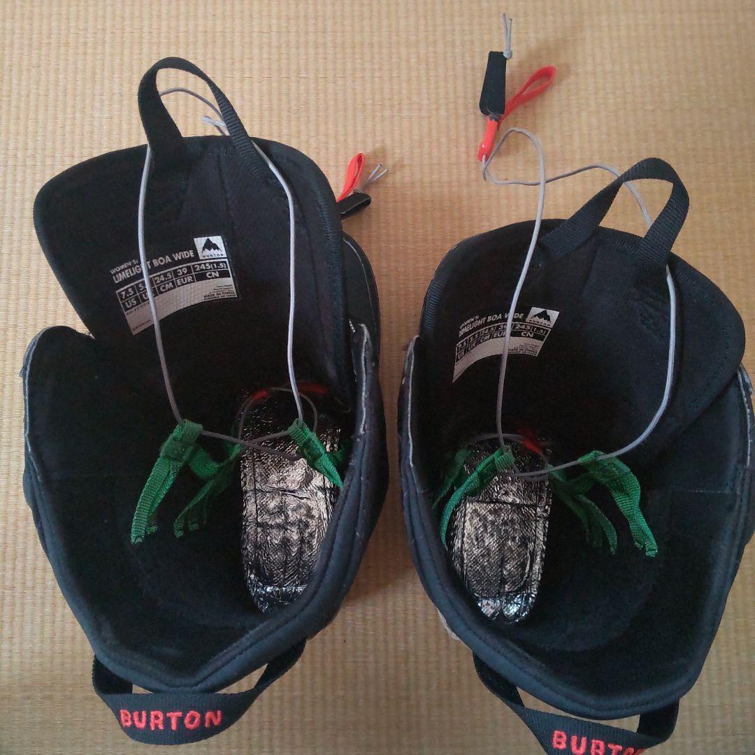 ライムライト ボア ワイド スノーボードブーツ 24.5 BURTON ブラック