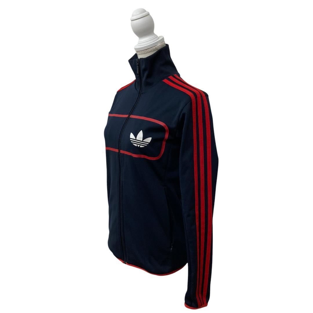 adidas アディダス ネイビー 長袖 ジャージ M