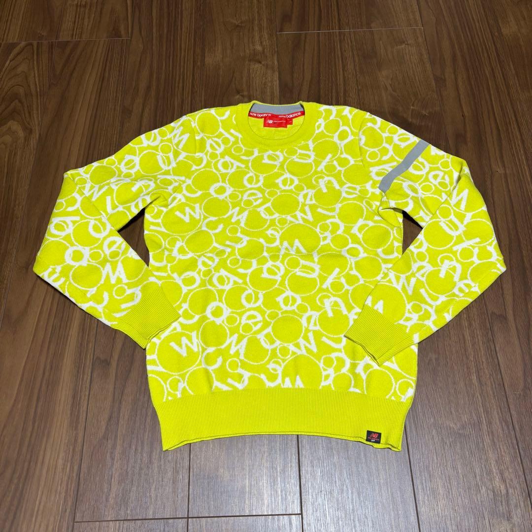 ニューバランスゴルフ クルーネックニット