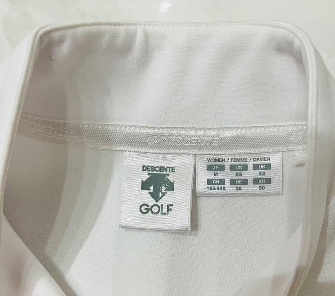 デサントゴルフDESCENTE ダンボールニット前立てロゴジャージジャケット M