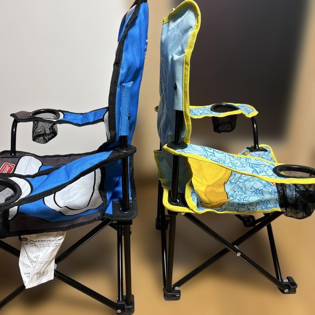 Coleman コールマン　チェア　キッズ　ドラえもん　ピカチュウ