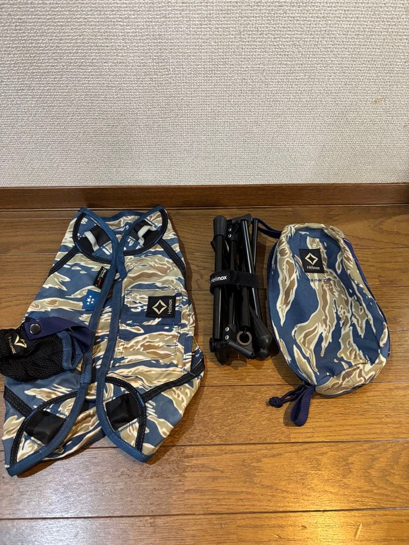 ヘリノックス　タクティカルチェア　ミニ　タイガーカモ
