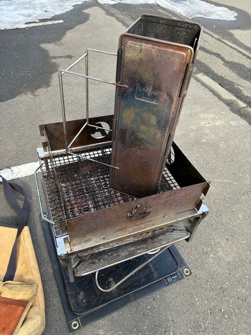 【中古】peak 焚火台L セット asimocrafts