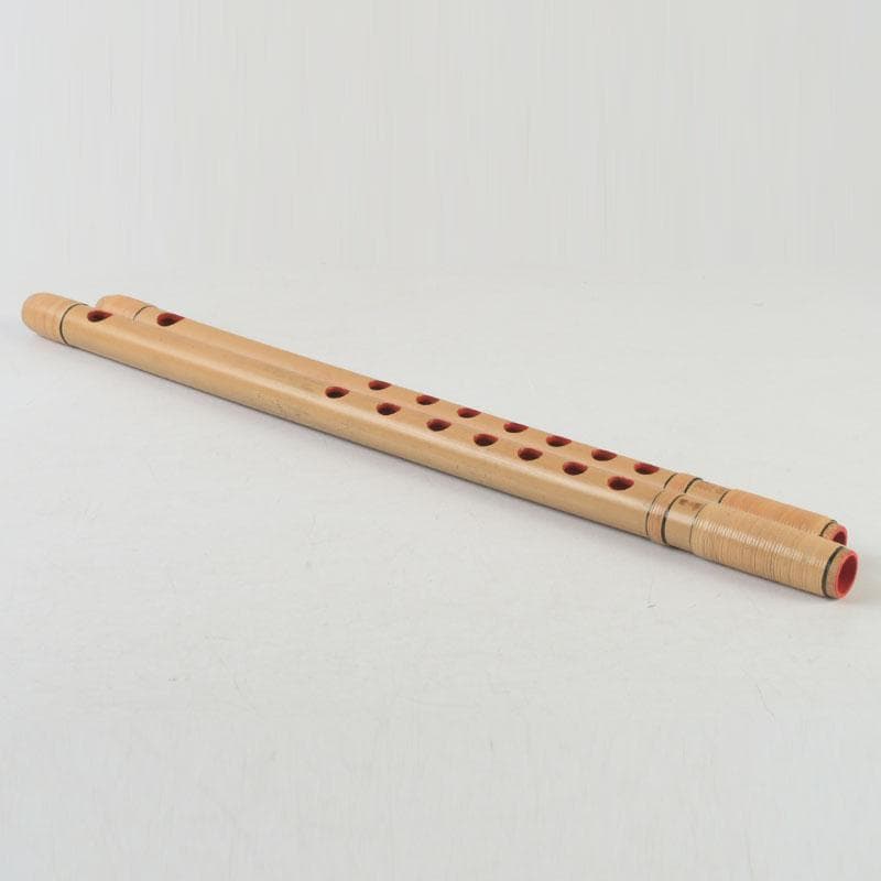 和楽器　木管楽器　篠笛　竹笛　獅子田　竹渓　楽人印　二本まとめて　N　A46