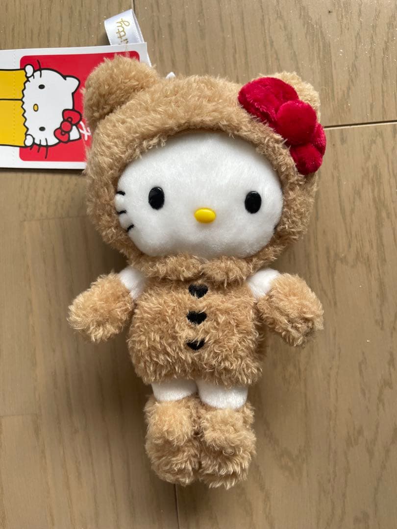 Hello Kitty展　くまスーツ　雪うさぎ　ハローキティ　マスコットホルダー